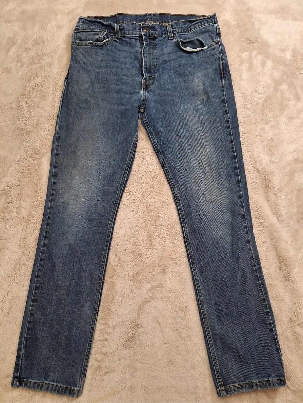 Levi's 511 Slim Fit Jeans Medium Wash Stretch 36x32